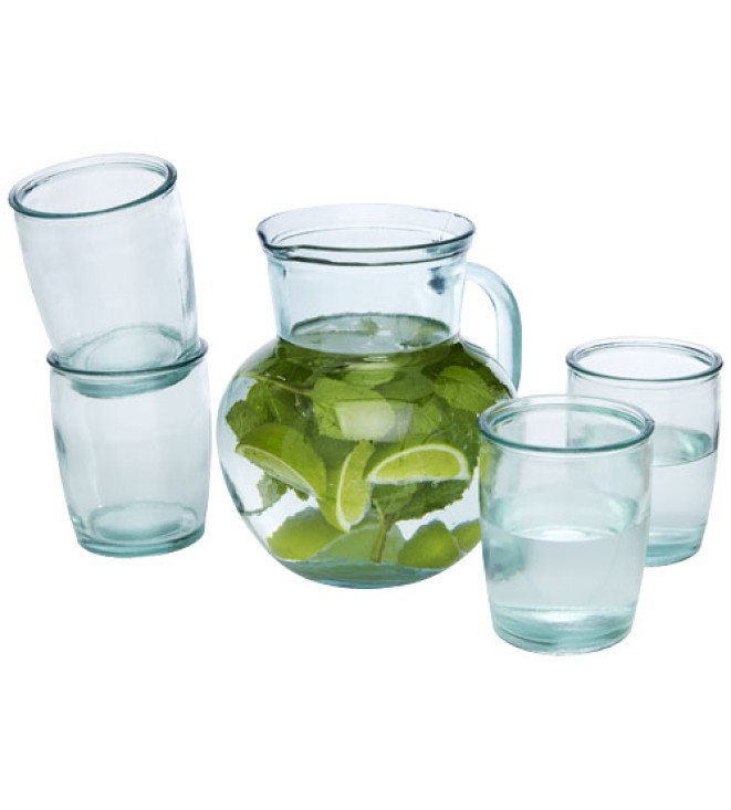 Terazza 5-delars set i återvunnet glas